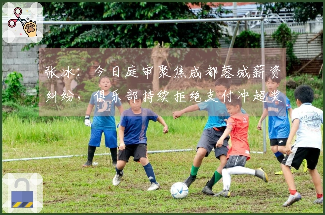 张冰：今日庭审聚焦成都蓉城薪资纠纷，俱乐部持续拒绝支付冲超奖励